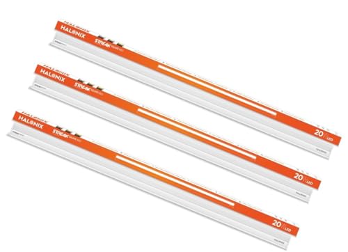 Halonix 20W LED Tubelight| 4 feet Slim led Batten for Living Room & Bedroom | Energy Efficient Tubelight for Home | BIS Approved | Cool Day Light (6500K) (Pack of 3)