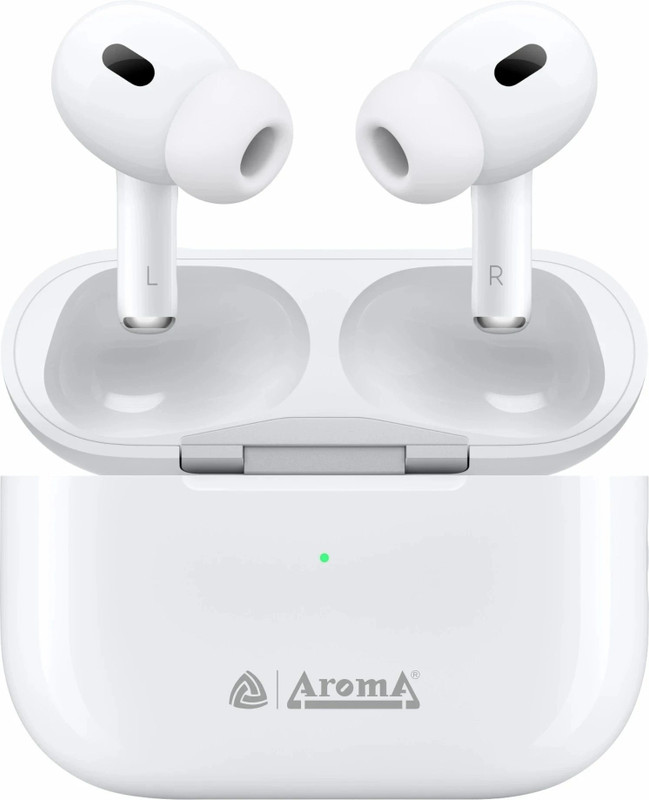 Aroma NB121 Pods Upto 40 Hours Playtime* Type C Fast Charging Dual Pairing Earbuds Bluetooth(Ivory White, True Wireless)