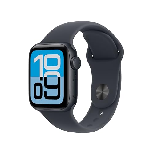 Apple Watch SE 3 GPS 40mm Midnight Aluminium Case with Midnight Sport Band – M/L
