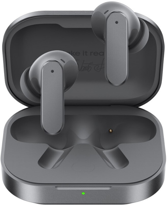 realme Buds Air8 with 55dB ANC,11+6mm Dual Drivers,AI Translator,58Hrs battery & IP55 Bluetooth(Master Grey, True Wireless)