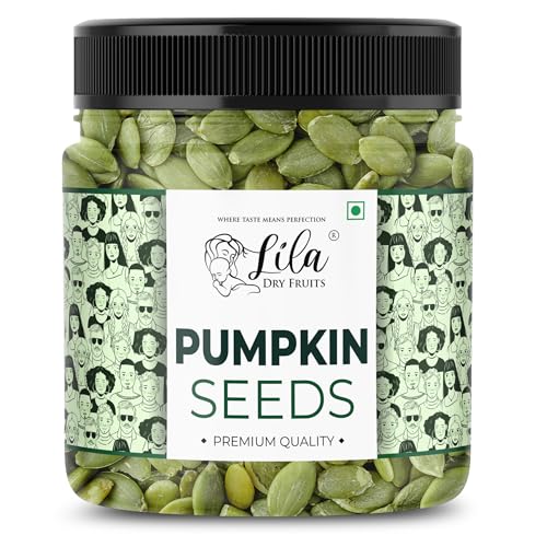 LILA DRY FRUITS Pumpkin Seeds 500 Gms | 100% Natural, No Added Preservatives, Vegan & Gluten-Free, Healthy Seeds | Superfood for Snacking, Salads, and Baking | Perfect for Gifting