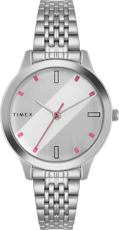 TIMEX Silver Dial Analog Watch  – For Women