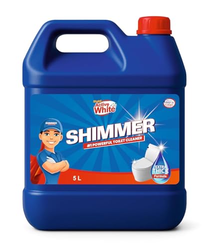 Shimmer Toilet Cleaner – 5L Mega Jar | Original Liquid Cleaner | Powerful Toilet Cleaner | All in One Purpose Cleaner | Home and Commercial Use