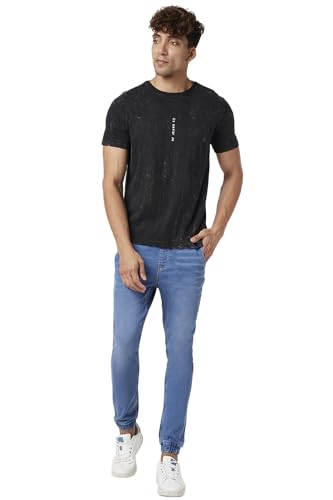 Sf Jeans By Pantaloons Men’s Jogger Fit Jeans Light Blue