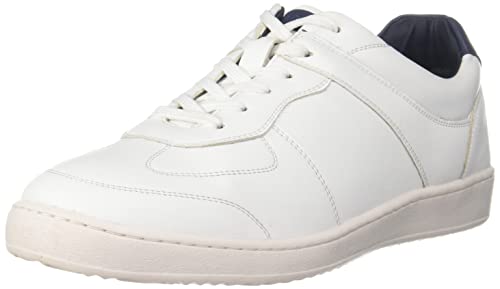 Hush Puppies Men’s Lace-up Sneaker – WHITE (9 UK) (8511099)