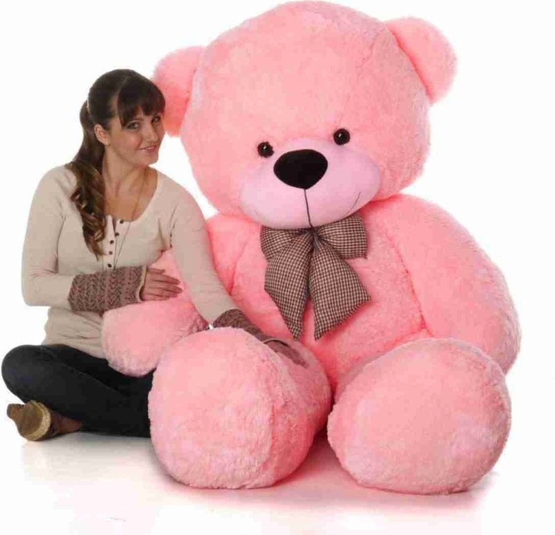 FamilyStore 4 Feet Stuffed Spongy Hugable Cute Pink Teddy Bear – 122 cm (Pink)2 cm (Pink)  – 122 cm(Pink)
