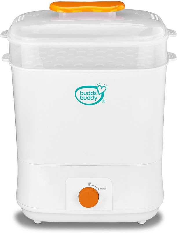 Buddsbuddy 3 in 1 Baby Bottle Electric Steam Sterilizer – 10 Slots(White)