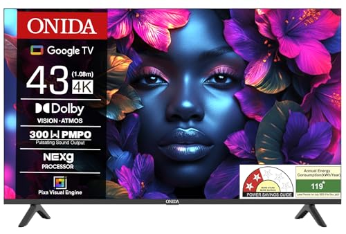 Onida 108 cm (43 inch) Nexg Series 4K Ultra HD LED Smart Google TV 43UIG