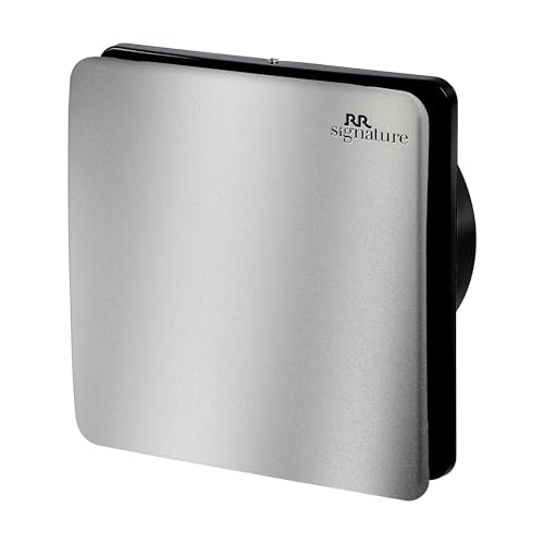 RR Signature Vento Fresh Luxura 150 mm Exhaust Fan For Kitchen, Bathroom | Silent, Compact Design, Easy Install | Thermal Fuse | High Speed 100% Powerful Copper Motor | 2 Year Warranty [Steel Finish]
