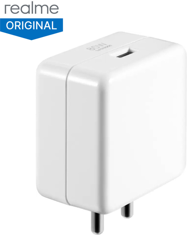 realme 80 W SuperVOOC 7 A Wall Charger for Mobile(White)