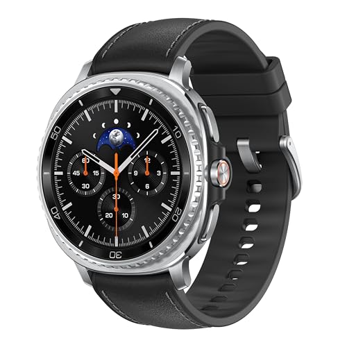 Samsung Galaxy Watch8 Classic (46mm Bluetooth, Black) with 3nm Processor | Dual GPS | Sapphire Glass & Stainless Steel | 5ATM & IP68 | BP, ECG, IHRN & Vascular Load Monitoring | Anti-oxidant Index