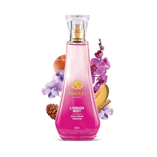 Yardley London London Mist Perfume| Floral & Ozonic Scent| 90% Naturally Derived| Orchid & Perfume for Women| 50ml
