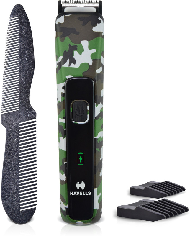 HAVELLS bt5113c Trimmer 120 min  Runtime 9 Length Settings(Green)