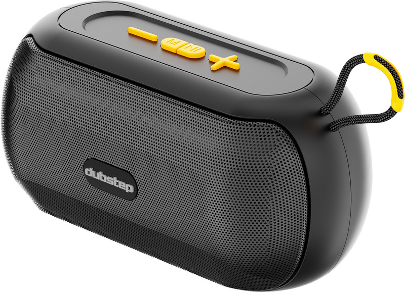 Dubstep Pop 1400 With 14W Output, 16 Hrs Playtime, 52mm Drivers, TWS Pairing Wireless 14 W Bluetooth Speaker(Black, Stereo Channel)