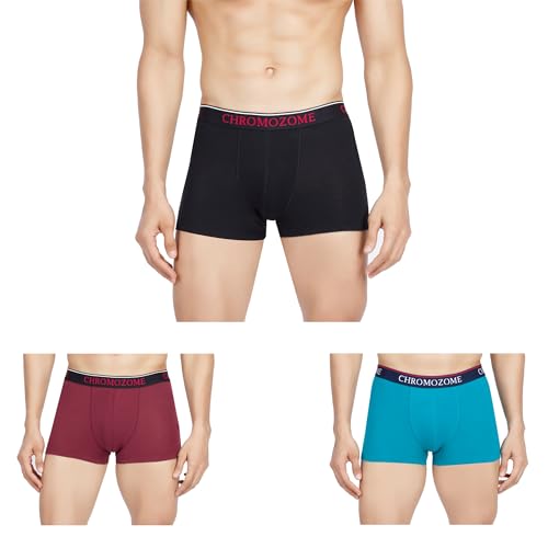 Chromozome Men Trunk CZ 407 (Pack of 3) S Multi 9