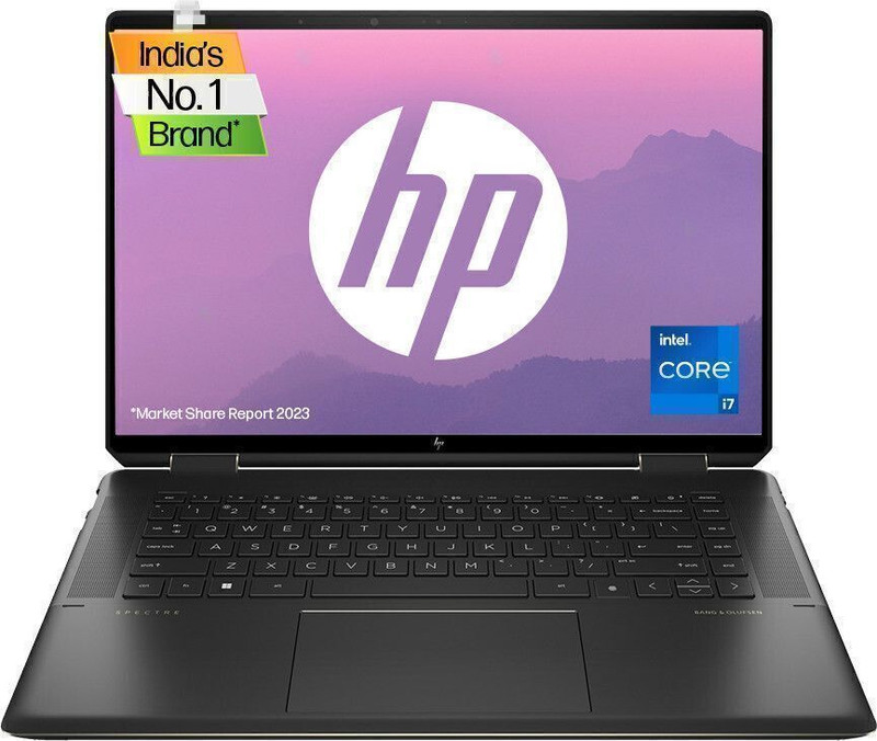 HP Spectre 16 Eyesafe Evo Intel Core i7 12th Gen 12700H – (16 GB/512 GB SSD/Windows 11 Home) 16-f1003TU 2 in 1 Laptop(16 Inch, Nightfall Black, 2 Kg)