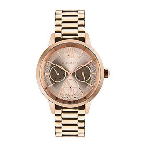 Giordano Rose Gold Dial Analog Watch for Women