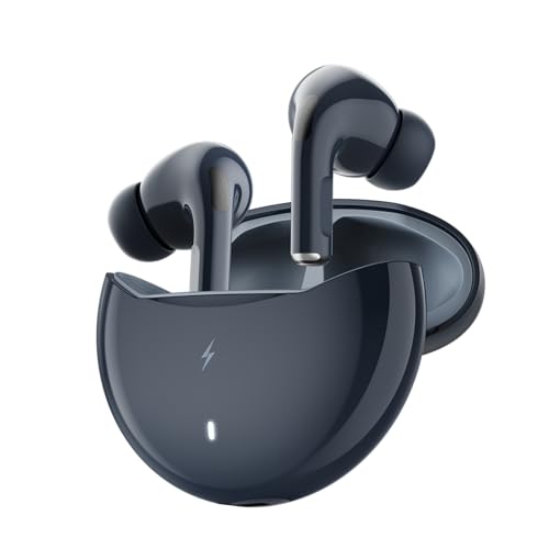 Fire-Boltt Aero TWS Earbuds Custom EQ, Wireless Bluetooth 5.4, Music & App Support, 50H Playtime, Fast Charging Case, 50ms Low Latency for Gaming, Touch Controls, IPX4 Waterproof, Clear Calls – Blue