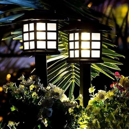 Patio Planet Vintage Light Outdoor Lighting Retro Antique Lamp with IP65 Water Resistant Sun Lantern for Garden Balcony Landscape Decoration (2)