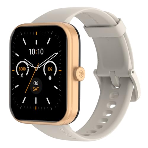 Noise Pulse 2 Max 1.85″ Display, Bluetooth Calling Smart Watch, 10 Days Battery, 550 NITS Brightness, Smart DND, 100 Sports Modes, Smartwatch for Men and Women (Blush Beige)