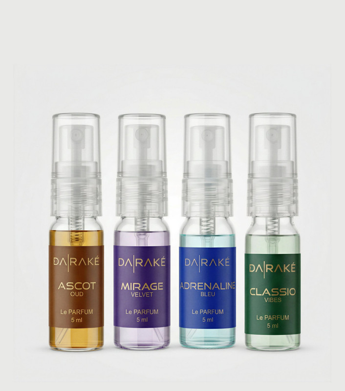 DA RAKE Discovery Set for 12 Hours Long Lasting | Oud, Aquatic, Floral & Fresh Perfume  –  20 ml(For Men & Women)