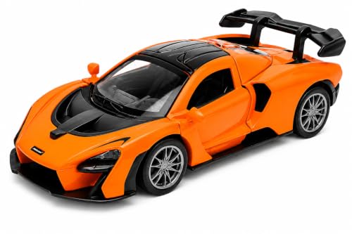 Amisha Gift Gallery Car Toy for Kids Queens 70 Toy Model Fiat Openable Doors & Pull Back Action (McLaren Senna)