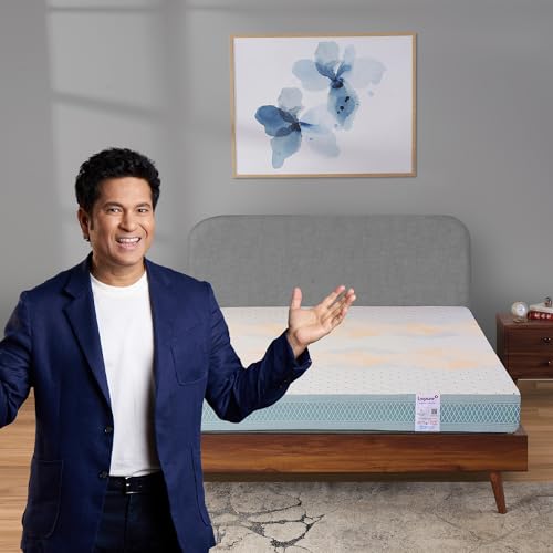 Livpure Smart Ortho DUOS-X Reversible Dual-Flip HR Foam Mattress |Ortho Medium Soft & Firm 2-in-1 Comfort| High GSM Tranquil Fabric|Queen Bed (72x60x5) inch, Washable Cover, 5 Year Warranty