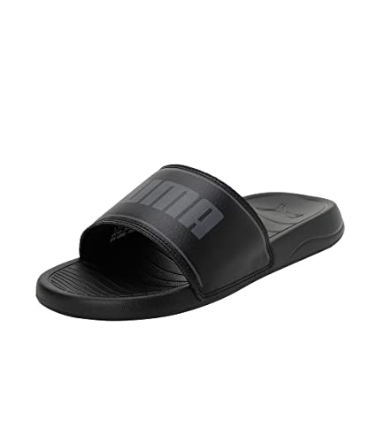 Puma unisex-adult Slide Max Black-Cool Dark Gray Slide Sandal – 9 UK (39453701)
