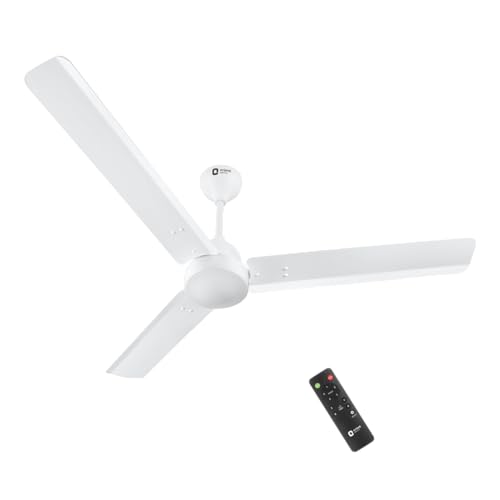 Orient Electric Newly launched 1200 mm Uno BLDC | BLDC energy saving ceiling fan with Remote |BEE 5-star rated | Saves up to 50% on electricity bills | 3-year warranty by Orient | White