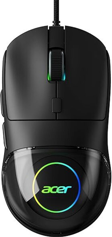 Acer Titan X Wired Right Handed Optical  Gaming Mouse(USB 2.0, Black)