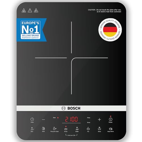 Bosch TrueSafe 2100W UltraSleek Induction Cooktop |Touch Panel (PI815S11EI)