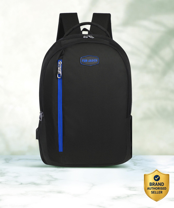 FUR JADEN USB Charging Waterproof Laptop Backpack for Men and Women 23 L Laptop Backpack(Black)