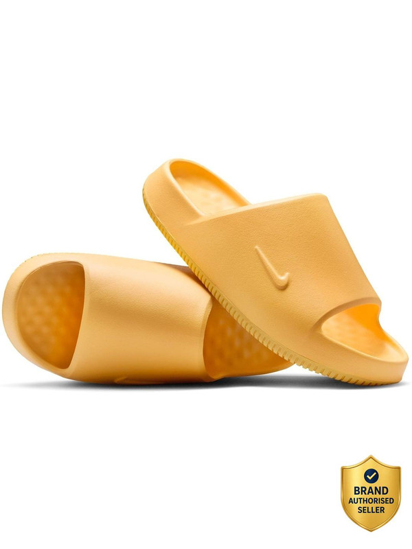 NIKE Men CALM SLIDE 2.0 Flip Flops(Gold , 9)
