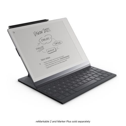 reMarkable 2 Type Folio – Black | Keyboard for The rM 2 Paper Tablet | US English | Not Compatible with Paper Pro (Tablet Not Included)