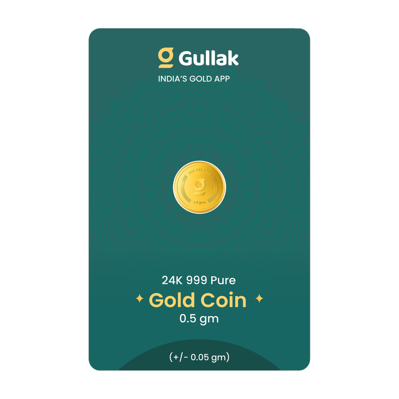 GULLAK 24 (999) K 0.5 g Gold Coin