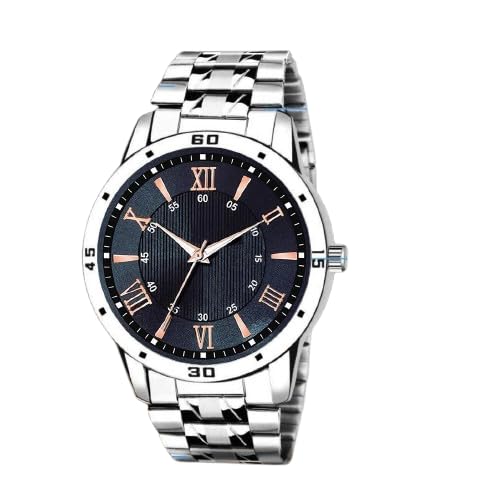 SKMIE Men’s Elegant Everyday Wrist Watch with Premium Dial and Stainless Steel Construction