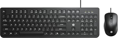 HP KM190 Wired Mouse and Keyboard Combo (AB3D3AA)