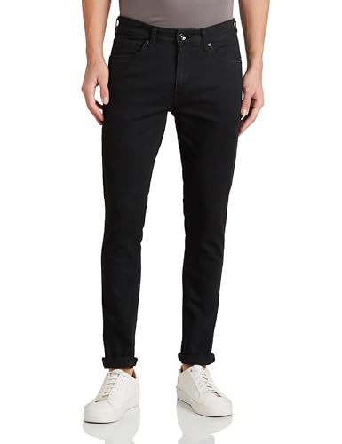 Amazon Brand – Symbol Men’s Skinny Jeans (SS20-NS-SY-SK01_Jet Black_30W x 31L)