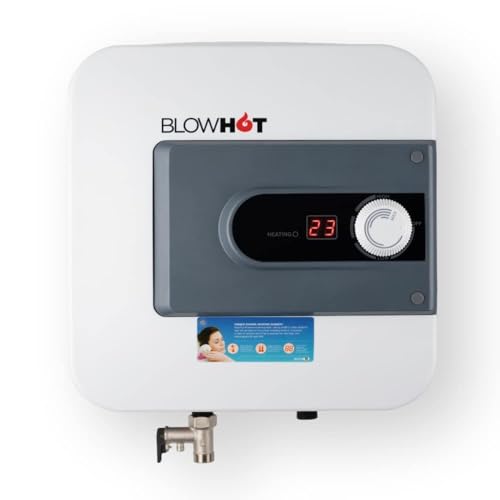 BLOWHOT Geyser 25 Ltr Electric Storage Water Heater 5 Star Rating | 2KW Auto CUT-OFF for Safety | Doorstep Service + 2Yr General, 7Yr Tank, 3Yr Element Warranty Hard Water Safe, Anti Rust Tank