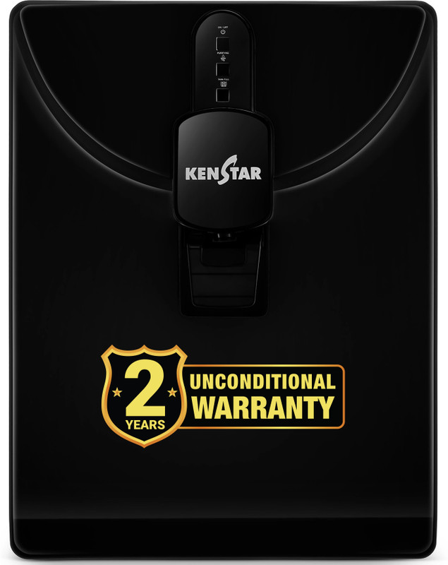 Kenstar NILA Copper+Alkaline 10 L RO + UV + UF + Copper + Alkaline + TDS Control Water Purifier Needs no service for 2 years(Black)