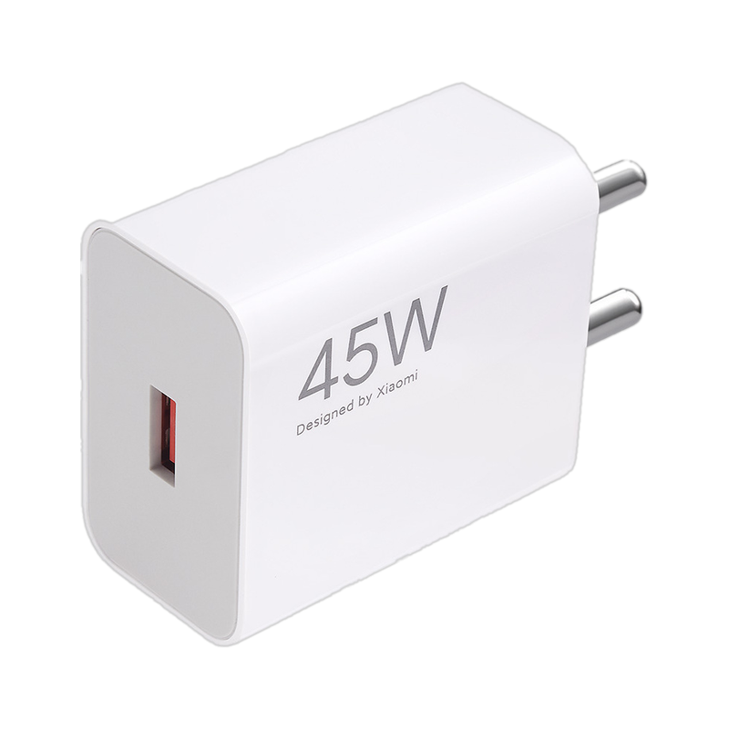 XIAOMI by Mi 45 W PD 4 A Wall Charger for Mobile with Detachable Cable(White, Cable Included)
