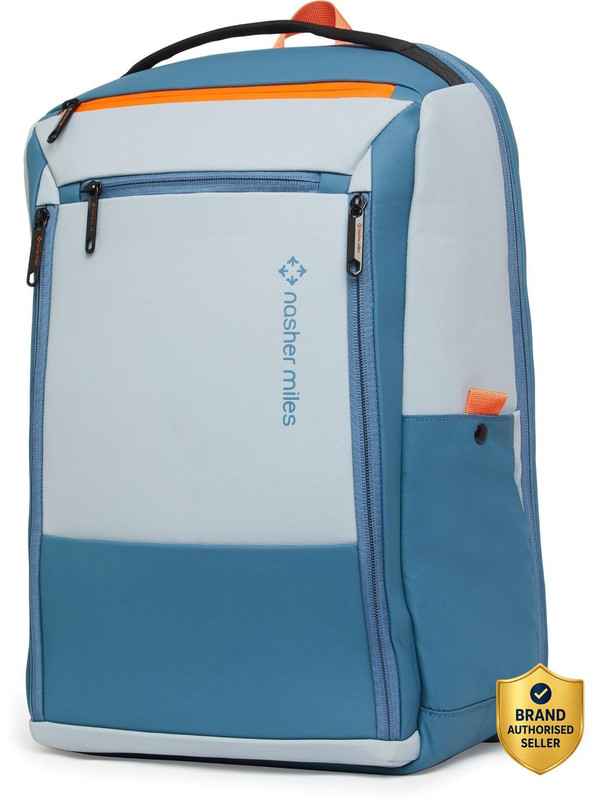 NASHER MILES Williamsburg Laptop Backpack for Unisex|Overnighter|Office/Travel/Causal|35L 35 L Laptop Backpack(Blue)