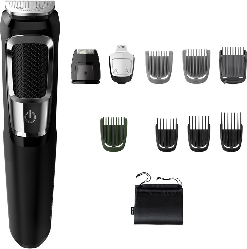 PHILIPS MG3750/33 Fully Waterproof Grooming Kit 60 min  Runtime 10 Length Settings(Black)
