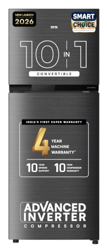 Bosch 302L, 3 Star, MaxFlex Convert Frost Free Triple Door Refrigerator | 8-in-1 Convertible Storage Modes|57L Extra Convertible Zone|Cool Extend up to 18 hours (CMC33S33VI, 2026 Model, Cosmic Steel)