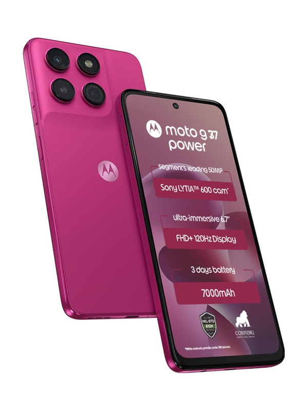 MOTOROLA G77 Power (PANTONE Fuchsia Red, 128 GB)(4 GB RAM)